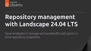Repository Management with Landscape 24.04 LTS