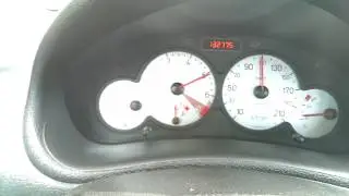 Peugeot 206 1.6 16v 110 hp acceleration 0-100 km/h