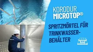 KORODUR Microtop - Spritzm&ouml;rtel f&uuml;r Trinkwasserbeh&auml;lter