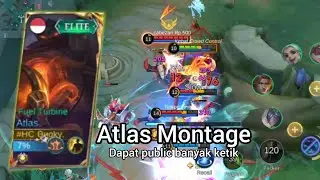 ATLAS THE MOST AWESOME TANK! AUTO WIN TEAMFIGHT! 🔥🚀 | Mobile Legends