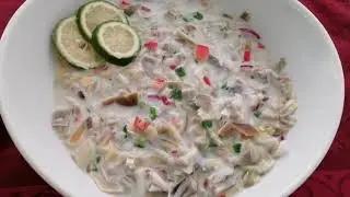 How to make Banana Blossom Salad With Coconut Cream