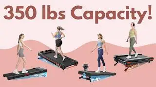 Best Walking Pad with 350 lb Capacity (2025) | Best Under-Desk Treadmill for Heavy People