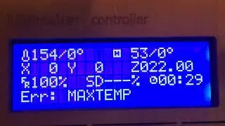 Ultimaker Original - Sensor  - Err: MAXTEMP - Repair
