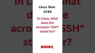 Linux Quiz #140