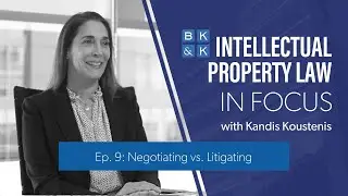 Intellectual Property Law In Focus -- Episode 9: Negotiating vs. Litigating