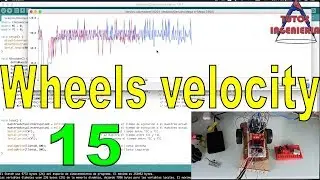 Wheels velocity code with arduino, autonomous car