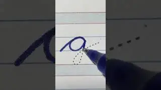 Lowercase G in Cursive ✍️ #ASMR #CursiveCalm