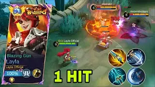 GLOBAL LAYLA NEW ABNORMAL BURST CRIT DAMAGE BUILD!🔥 (must try) LAYLA BEST 1 HIT BUILD 2025!!