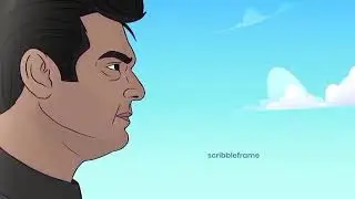 Thala Ajith Mankatha bike scene - Cartoon Version