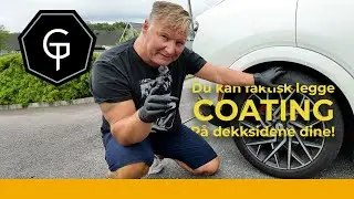 Var du klar over at du kan legge coating på dekk? Med CARPRO Blackout gjør du det!