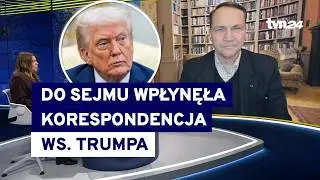 Do Sejmu wpłynęła korespondencja ws. poparcia starań Trumpa o przyznanie Pokojowej Nagrody Nobla