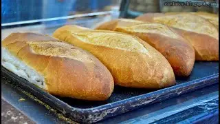 Get some bread for dinner and go to Mala to get something for Sandra.