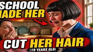 She Was Forced to Cut Her Hair 😢| True Story of School Rules & Self-Discovery
