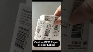 Custom RFID Sticker Retail Label Price Tag #rfid #rfidtag #pricetag #sticker