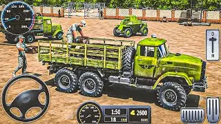 Off-Road Army Truck Game | Mountain Supply Mission Driving Challenge - Android Gameplay