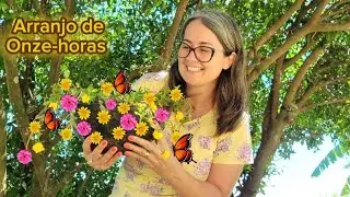 Arranjo Pendente que Floresce Todo Dia! Fácil e Charmoso, ONZE-HORAS😍!