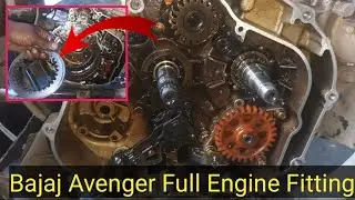 bajaj avenger full engine fitting || bajaj avenger timing chain fitting 👨‍🔧🛠