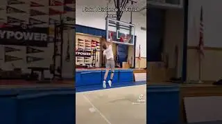 One foot bounce #basketball #bball #dunk #verticaljump