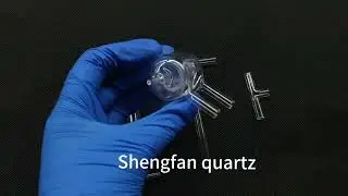 Fused Silicon Science Lab Glassware Quartz Graham Condenser 99.9% SiO2 Content Anti Corrosion