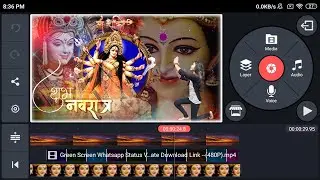 Durga Pooja Special Vfx Editing | Kinemaster Tutorial | Navratri special video 2020