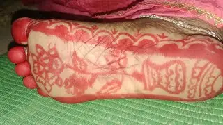 आलते मेंहदी डिजाइन पेड़ो वाली #flowers🌹 #🌹#👣mehndi 👣🌹♥️🌿