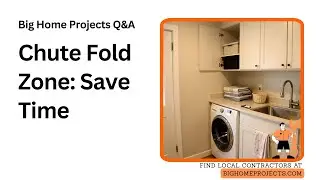 Kitchen-Adjacent Laundry Chute Fold Zone Optimization