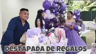 La 15 Añera se Sorprendió Destapar Los Regalos Y Recibir Todo Esto? Casi Todos Eran Lo Mismo?
