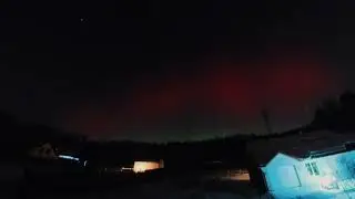 Aurora Borealis over Poland 2026 | Zorza Polarna Tr&oacute;jmiasto (Insta360 X5 Starlapse)