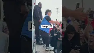Dwarf Smashes Through Three Tables with Bills Mafia #billsmafia #nflweek1 #tailgate
