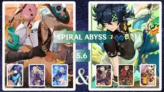 C6 Ifa Taser and C1 Kinich Burning | Spiral Abyss 5.6 | Genshin Impact