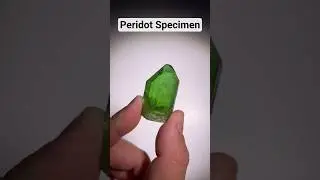 Genuine Terminated Peridot Specimen &ndash; Collector&rsquo;s Grade Crystal #peridot #gemstone #specimen