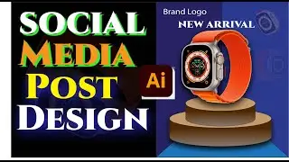 Social Media Post Design in Adobe Illustrator