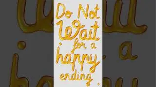 Fight for your happy ending! #wisdom #motivation #art #nottodo #quotes #nottodolist #visualart