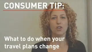 What to do when your travel plans change
