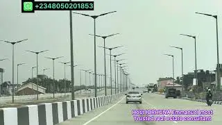 Lagos calabar coastal highway,from V,I to eleko treasure island AKODO estate facing coastal highway 