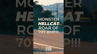 Mighty HELLCAT roar of 707bhp!!! #throwback #shorts #hellcat #dodge #moparornocar #mopar #707hp