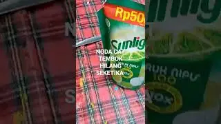 noda cat tembok hilang seketika #nodahitam #tutorial #laundry