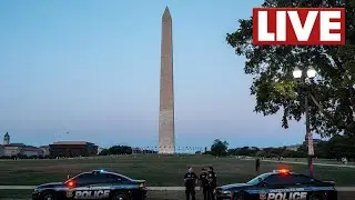 LIVE 🔴'Free DC' rally amid Donald Trump announcement on crime in Washington, D.C.