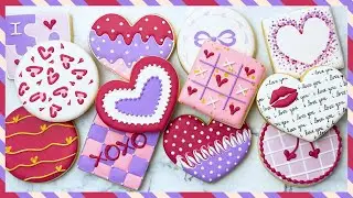 💖12 Valentine Cookie Ideas (w/ Music)~Satisfying Royal Icing Compilation~2026年バレンタインアイシング✨