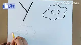 Basic object drawing | Preschoolers | YOK  | Letter Y | Easy drawings - Chaitali Dutta