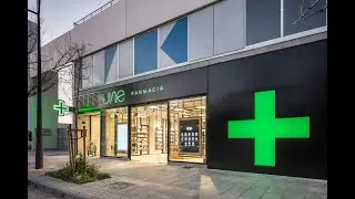 Proyecto de Arquitectura para Farmacia: UNE FARMACIA