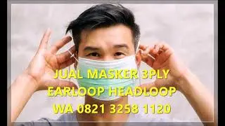 3 PLY MASKER 3 PLY EARLOOP FACE MASK SURABAYA