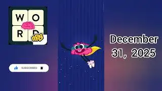 WordBrain Brainy's New Year Event December 31, 2025 2 Answer - All Parts | Full Gameplay & Solutions