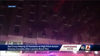 Red Cross helping 35 residents at High Point housing complex after fire
