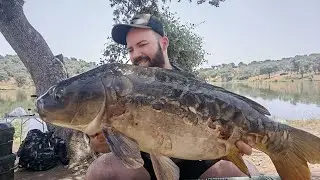 Carpfishing en carboneras calor extremo 🥵🎣🎣🎣