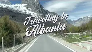4K Relaxing Drive Video - Traveling to Bogë Albania
