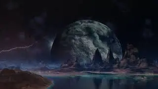 Deep Atmospheric Space - Rain And Thunder Sounds.