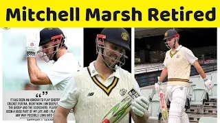 Mitchell Marsh retired from Test cricket || Travis Head || Pat Cummins || cricket