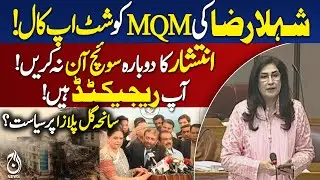 Gul Plaza Politics | Saleha Raza Warns MQM | Karachi Tensions | Aaj News