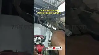 ЗАМЕНА ПЕРЕДНЕГО ТОРМОЗНОГО ВЫКЛЮЧАТЕЛЯ НА HONDA SUPRA X